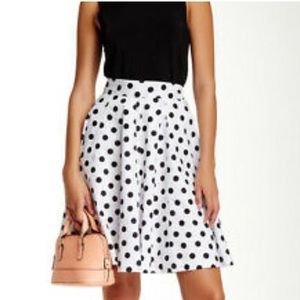 Polka dot skirt
